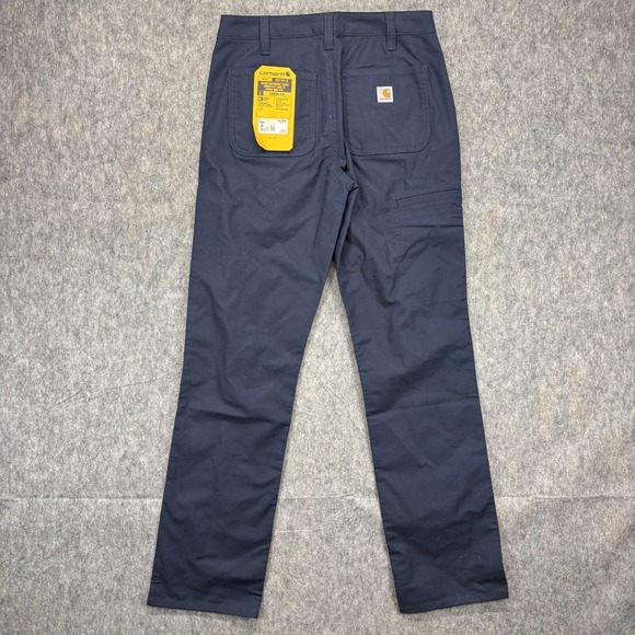 Carhartt Pants - Carhartt Rugged Professional Flex Loose Fit Canvas Work Pants Women's 2 Blue New